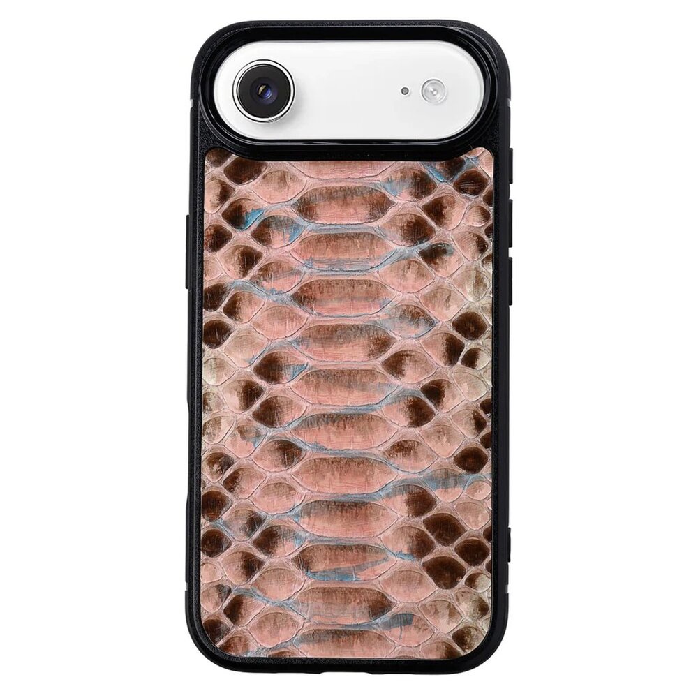 Python Snake Scales iPhone 17 Air Leather Case – Peru